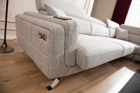 Canapea coltar extensibila electric elizz 330/330