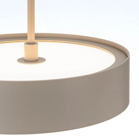 Lustra LED suspendata iluminat ambiental TEIDE khaki
