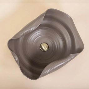 Lavoar ceramic pentru blat REA HM-66TB Handmade ART