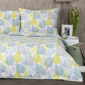 Lenjerie de pat din bumbac 4Home Nordic Leaves, 140 x 220 cm, 70 x 90 cm, 140 x 220 cm, 70 x 90 cm