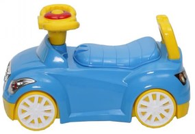 Olita 2 in 1 pentru copii NOVOKIDS™ Mini Benz Wheels , cu functie de trotineta fara pedale, melodii si volan, vas detasabil, plastic non toxic, cu