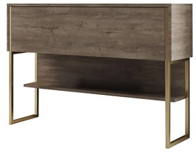 Măsuță consolă Luna 4 (auriu + Nuc) . 1102309