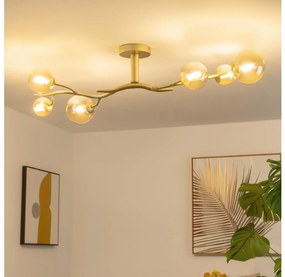 Lustră LED aplicată Brilagi MISTEL 6xG9/3W/230V auriu