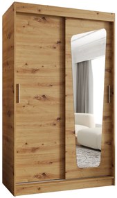 Dulap de haine 120 cm Mokka (Stejar artisan). 1126023