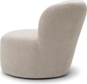 Fotoliu de relaxare Hygga - stofă boucle bej Catch Me 02