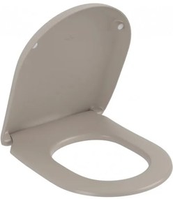 Capac WC, Villeroy&amp;Boch Antao, cu inchidere lenta, Almond, 8M67S1AM