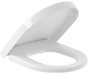 Capac WC, Villeroy&Boch Subway 2.0, cu inchidere lenta, Alb Alpin, 9M69S101