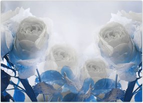 Tablou - Trandafir alb (70x50 cm)