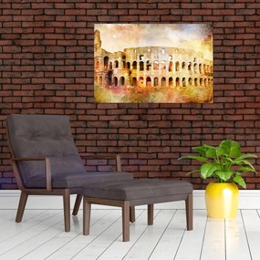 Tablou - Pictură digitală, Colosseum, Roma, Italia (90x60 cm)