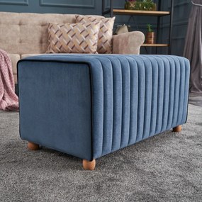 Taburet Mabel Pouf albastru