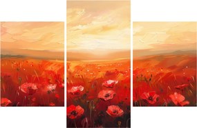 Tablou - Câmp de maci (90x60 cm)