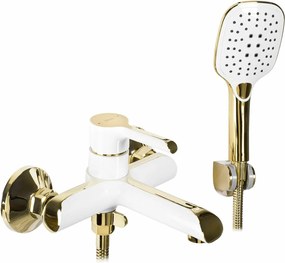 Baterie monocomanda pentru cada auriu Rea Melia