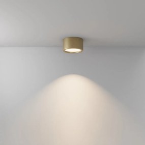 Spot LED aplicat cu protectie IP44 Hydra D-17.6cm auriu
