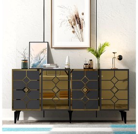 Dulap Kavesi 1 (antracit + auriu) . 1093515