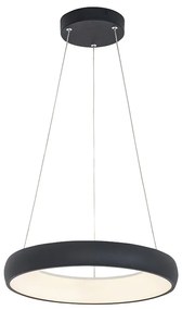 Lustra LED design modern circular Ring 40cm, negru