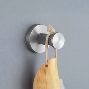 Cuier de baie 6606A Modern Brush Nickel