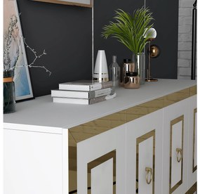 Dulap Pemava 1 (alb + auriu) . 1093529
