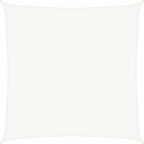 vidaXL Pânză parasolar, alb, 4,5 x 4,5 m, HDPE, 160 g/m²