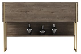 Măsuță consolă Luna 4 (auriu + Nuc) . 1102309
