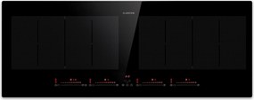 Klarstein Masterzone 90 Slim Flex, plită cu inducție, max. 7200 W, încorporat, 4 zone Flex, tehnologie ThermoBoost, Smart Flex