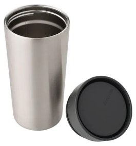 Cana thermos Brabantia Make&Take 1008489, 360 ml, Fara varsare, Argintiu/Negru