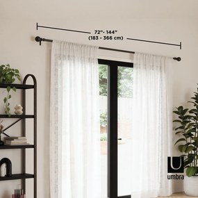 Galerie de perdea extensibilă 183-366 cm din oțel Bolas – Umbra