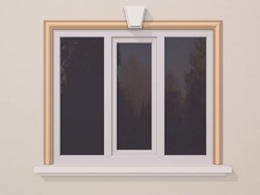 Ancadrament fereastra exterior FP121 dimensiuni 100x40x2000mm
