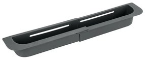 Scurgător telescopic pentru chiuvetă gri din plastic 49,5x8,5 cm Fino – Wenko
