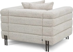 Fotoliu design LUX York, Seashell off-white