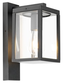 Lămpi de perete exterioare inteligente negre IP44 cu Wi-Fi ST64 - Charlois