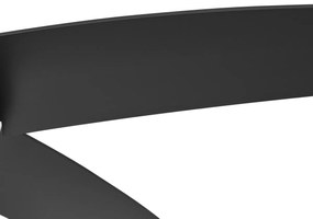 Ventilator de tavan negru 132cm incl. LED cu telecomandă - Cool Anello