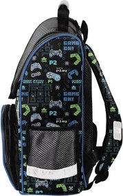 Servietă școlară pentru băieți - set din 4 piese