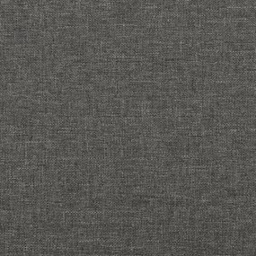 Cadru de pat, gri inchis, 140x190 cm, material textil Morke gra, 25 cm, 140 x 190 cm