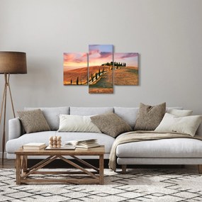 Tablou - Casa pe deal Toscana, Italia (90x60 cm)