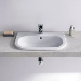 Chiuveta baie incastrata Duravit D-Code Vanity 55x44 cm