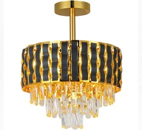 Brilagi - Lustră aplicată CRISTAL, 5 x E14, 40 W, 230 V, Ø 38 cm