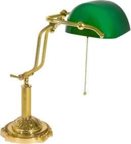 Lampa de birou din alama design clasic Banker