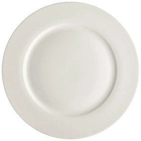 Farfurie portelan, plata, alb, 27 cm, aura