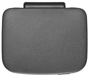 Cos de gunoi Brabantia Bo Small 1006625, 4 L, Deschidere lina si silentioasa, Baza antiderapanta, Rezistent la amprente, Inox/Mat