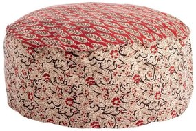 Taburet rotund, cu motiv floral, 65x25 cm, Lorient, Bizzotto