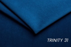 Colțar extensibil Laksaro pe dreapta - catifea albastră Trinity 31