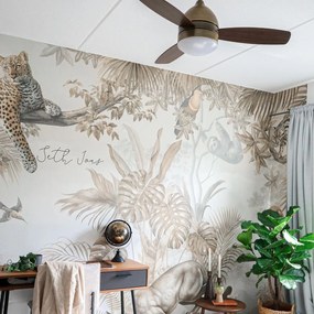 Ventilator de tavan bronz 96cm cu telecomandă - Rotar