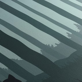 Tablou - Cerb cu lup pe stânci (150x105 cm)