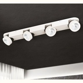 Plafoniera cu 4 spoturi directionabile Meno LED, alb Str 10-467/4 weiÃ OR