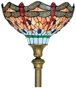 Lampadar cu sticla tiffany Dragonfly