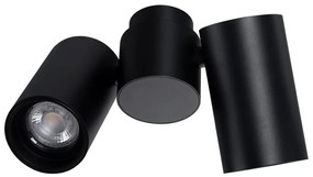 Spot modern directionabil aplicat tavan/plafon MAKALU 2 GU10 negru