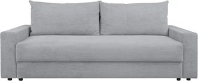 Canapea extensibila GARCIA, stofa catifelata gri - Poso 110, 233x108x9