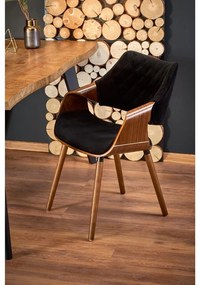 Masa de bucaterie Dickson, lemn natural/negru