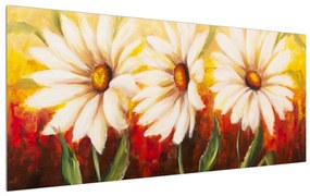 Tablou cu flori (120x50 cm), în 40 de alte dimensiuni noi