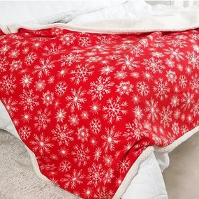 B.E.S. Petrovice Pătură din lână Buffalo Fulgiroșii, 150 x 200 cm